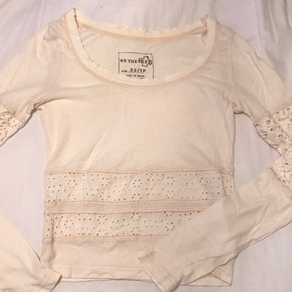 Free People Long Sleeve Top XS